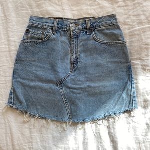 Vintage Levi Denim Skirt